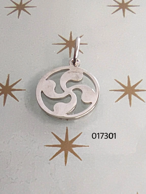 bijou basque - croix basque - pendentif Argent
