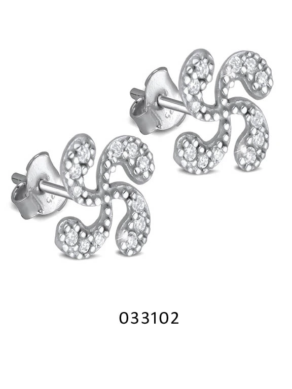 bijou basque - croix basque - pendentif Argent