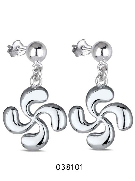 bijou basque - croix basque -  Argent