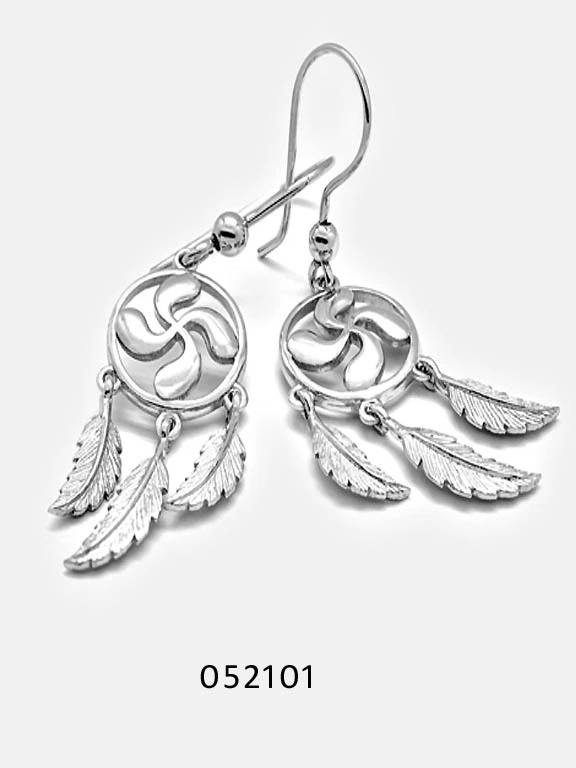 bijou basque - croix basque -  Argent
