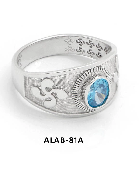 bijou basque - bague -  Argent