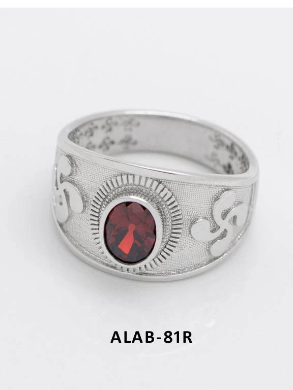 bijou basque - bague -  Argent