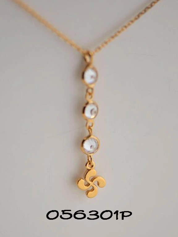 Pendentifs & Bracelets  croix basque plaqué or  